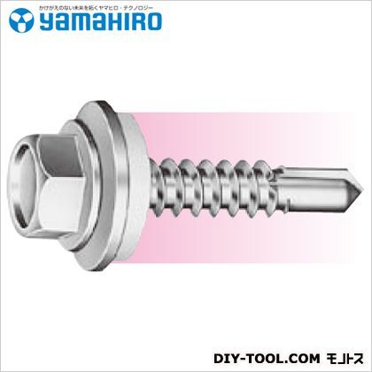 ジャックポイント SUS304ステンレスキャップ付ヘックス半ねじ(6カク) AZワッシャー付 三価ユニクロ 5×19mm SCH519AZW 350本