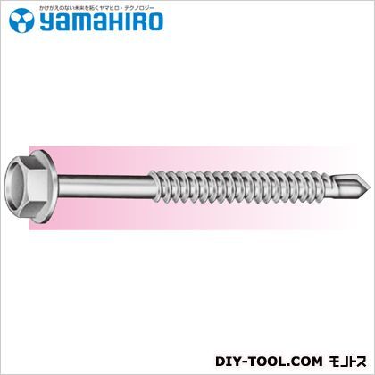 ジャックポイント SUS304ステンレスキャップ付ヘックス半ねじ(6カク) 三価ユニクロ 6×90mm SCH690 200本