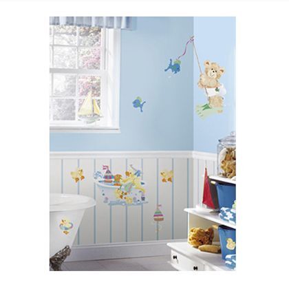 貼ってはがせるウォールステッカー ボーホー フローラル ジャイアント 45.7×101.6 RMK2468GM 1枚入