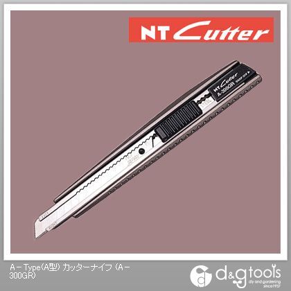 NT メタルボディカッターナイフA型オートロック式スライド
