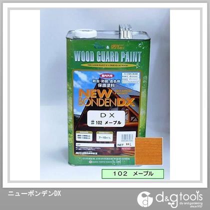 ニューボンデンDX木材保護塗料(防虫防腐着色塗料) メープル 3.5L 102 1缶