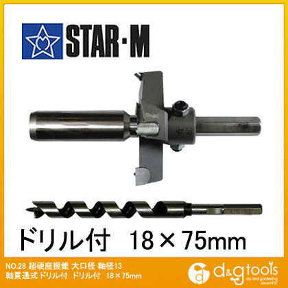 超硬座掘錐(大口径) ドリル付