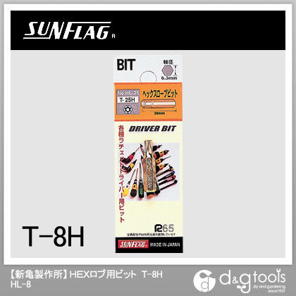 差替ドライバー用ヘックスローブビット