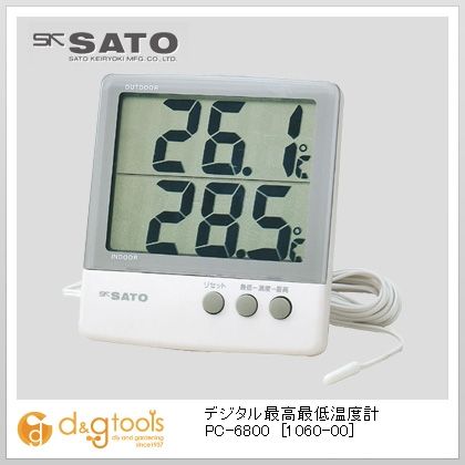 佐藤デジタル温度計 PC-6800 1点