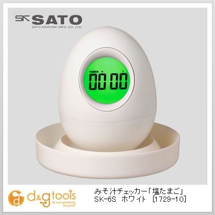 みそ汁チェッカー「塩たまご」SK-6Sホワイト 1729-10 1