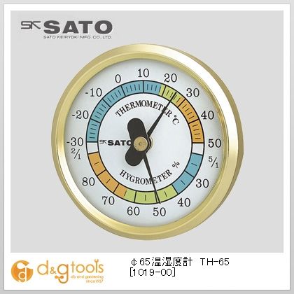 φ65温湿度計TH-65 1019-00 1