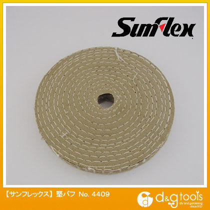 堅バフ(テツバフ)100mm径×10mm厚×12.7穴綿100%