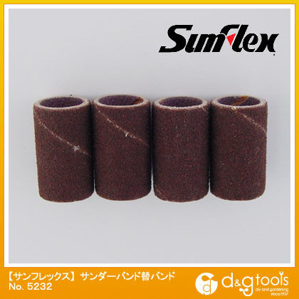 サンダーバンド替バンド 4ヶ入A材#120 10×20mm No.5232 1