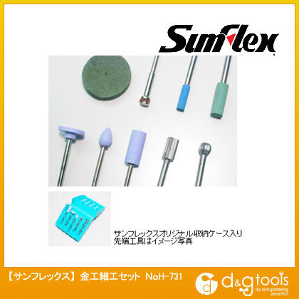 金工細工セット9点入ビギナー向けケース付先端工具セット(ホビーランド)