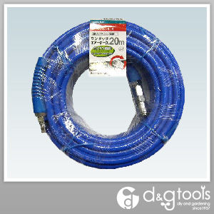 エアーコンプレッサー用回転式ワンタッチエアーホース20m 1