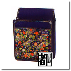 職人道楽釘袋ちりめん 黒 017050 1