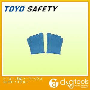 消臭ハーフソックス ブルー No.TB-10 1