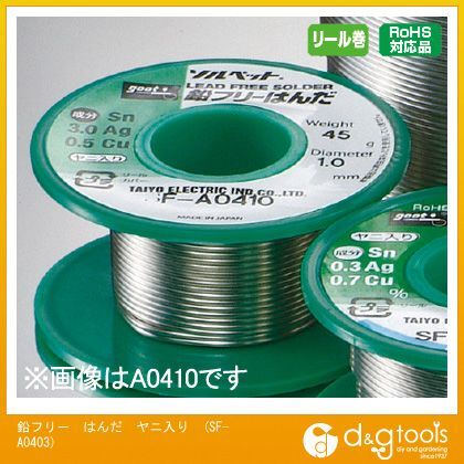 鉛フリーリール巻はんだ