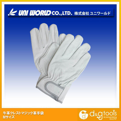 牛革クレストマジック革手袋 M 850-M 1