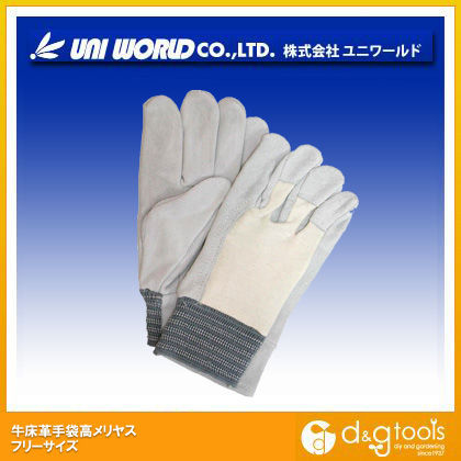牛床革手袋 甲メリヤス L 402 1点
